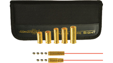 AIMSHOT BORE SIGHT 9MM/30 - CARBINE & 5 PISTOL CAL ARBORS