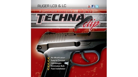 TECHNA CLIP HANDGUN RETENTION - CLIP RUGER LC9/LC380 RIGHT