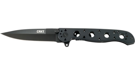 CRKT M16-03KS 3.5" PLAIN EDGE - SPEAR POINT BLACK BLADE