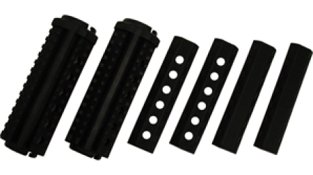 MFT 4 SIDED RAIL 6" HANDGUARD - AR15/M16 POLYMER BLACK
