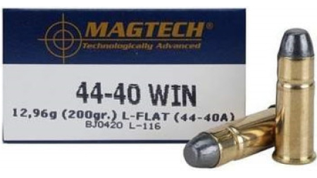 Magtech 44-40 Ammunition MT4440A 200 Grain Lead Flat Nose 50 rounds