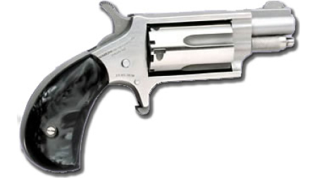 NORTH AMERICAN ARMS MINI 22MAG REV 1-1/8 SS BLKPRL