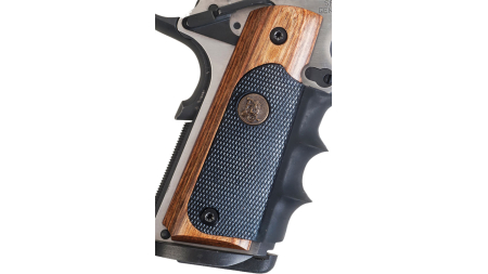 PACHMAYR LAMINATED WOOD GRIPS - 1911 HERITAGE WALNUT