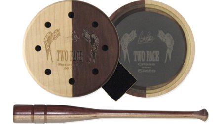 PITTMAN GAME CALLS TWO FACE - GLASS POT TURKEY CALL