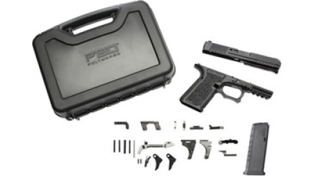 Polymer80 P80-PFC9-AFT-BLK Compact AFT Kit 9mm 4" 15+1 Black