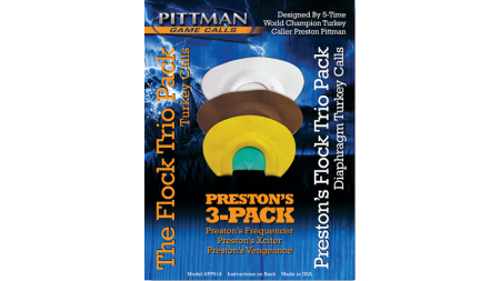 PITTMAN GAME CALLS THE FLOCK - TRIO DAIPHRAM PACK