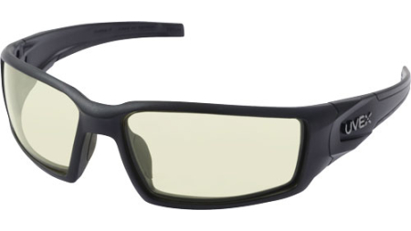 HOWARD LEIGHT HYPERSHOCK - GLASSES BLACK FRAME/AMBER LENS