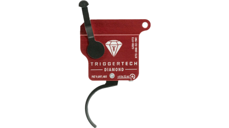 TRIGGERTECH REM 700 SNGLE STG - BLACK DIAMOND CURVED CLEAN