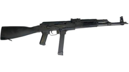 Century Arms WASR-M V2 RI4312-N AK-47 Style Rifle 16" 9mm Accepts Glock Magazines Black