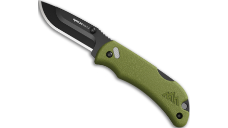 OUTDOOR EDGE RAZOR-MINI 2.2" - OD GREEN PMS W/2 BLACK DP BLDS