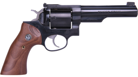RUGER GP100 44SPC BLUE 5" HALF LUG