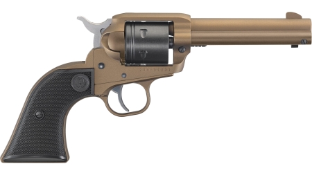 RUGER WRANGLER 22LR BRNZ/SY 4.6" 6SH