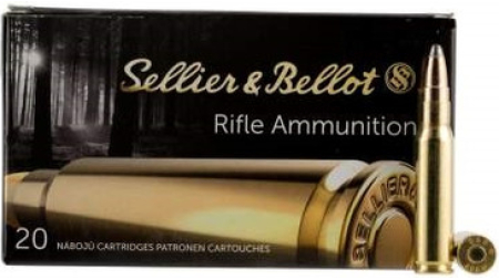 Sellier & Bellot Ammunition 308 Winchester 180 Grain SPCE Soft Point SB308F 20 Rounds