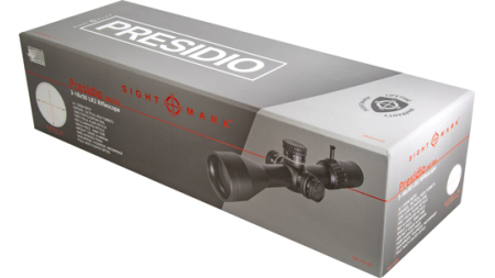 SIGHTMARK PRESIDIO 3-18X50 - 30MM SCOPE MATTE BLACK LR2 RET