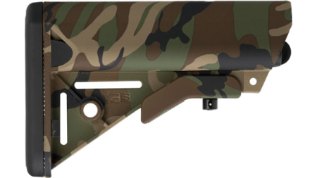 B5 SYSTEMS SOPMOD STOCK - MIL-SPEC WOODLAND