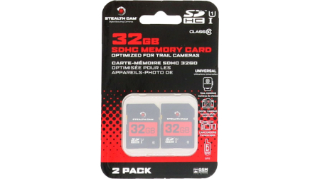 STEALTH CAM SDHC MEMORY CARD - 32GB 2PK SUPER SPEED CLASS 10