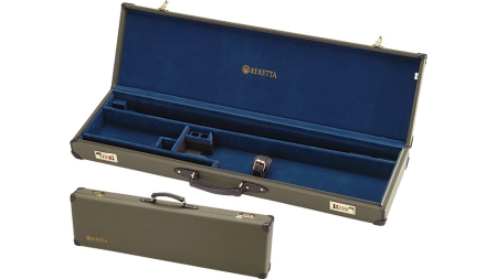 BERETTA LUGGAGE CASE FOR O/U - SHOTGUNS CANVAS/LEATHER LODEN