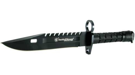 S&W BAYONET SPECIAL OPS M-9 - 7.8" FIXED BLADE BLACK