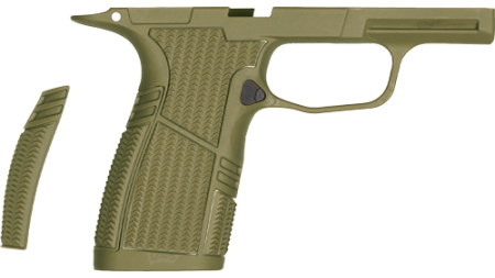 TYRANT CNC SIG P365 GRIP - MODULE SNUB SIZE OD GREEN