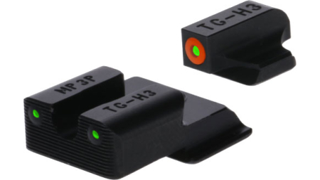 TRUGLO SIGHT SET FOR GLOCK LOW - TRITIUM PRO ORANGE W/U-NOTCH