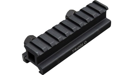 TRUGLO 1-PIECE PICATINNY RISER - MOUNT 3/4" RISE 4" LENGTH