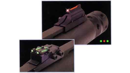 TRUGLO SIGHT SET GOBBLE-DOT - PRO SERIES 1/4" RIB RED/GREEN