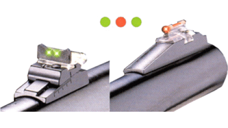 TRUGLO SIGHT SET FOR MOSSBERG - SLUG BARRELS RED/GREEN