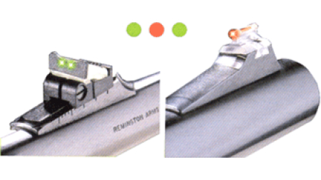 TRUGLO SIGHT SET REMINGTON - SLUG BARRELS RED/GREEN