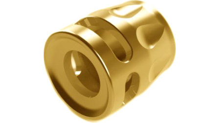 TRUE PRECISION MINI COMPENSATR - 1/2X28 GOLD TIN