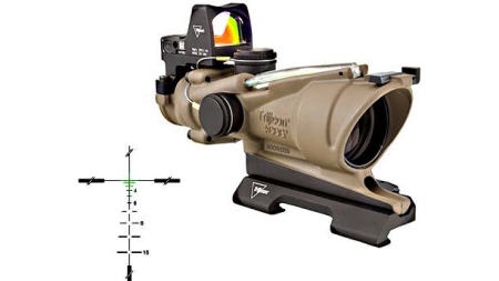 TRIJICON ACOG 4X32 FDE BAL GREEN 5.56MM