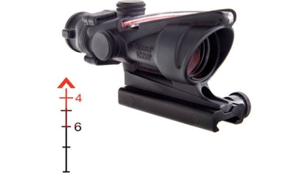 TRIJICON ACOG 4X32 .223 BAC CHEVRON RED