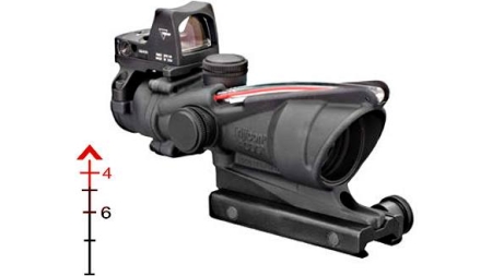 TRIJICON ACOG 4X32 RED BLSTC CHEV .223