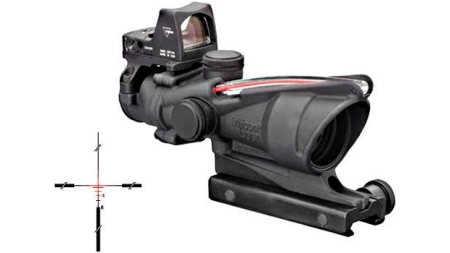 TRIJICON ACOG 4X32 RED BLSTC CRSHR .223