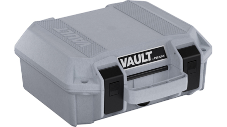 PELICAN VAULT SMALL PISTOL - CASE W/ FOAM GHOST GRAY