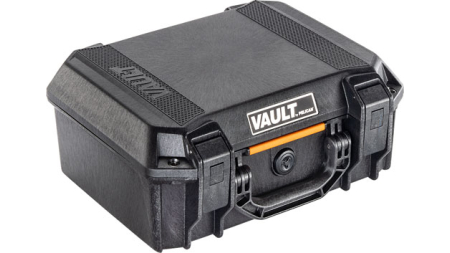 PELICAN VAULT MEDIUM PISTOL - CASE W/ FOAM BLACK