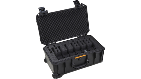 PELICAN VAULT V525PF7 LARGE- - 7 PISTOL CSE PRE CUT FOAM BLK