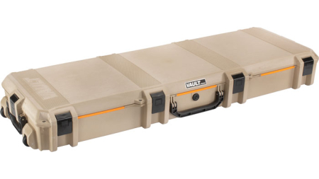 PELICAN VAULT DOUBLE RIFLE - CASE W/ WHEELS/FOAM 53" TAN