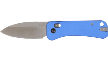 WE KNIFE BANTER 2 2.87" BLUE - ALUMINUM/SATIN CROSSBAR LOCK