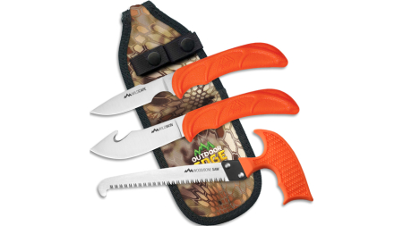 OUTDOOR EDGE WILDGUIDE 3 PIECE - HUNTING COMBO W/KRYPEK SHEATH