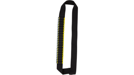 BULLDOG SHOTGUN AMMO BANDOLIER - HOLDS 20 SHELLS 2" WEBBING BLK