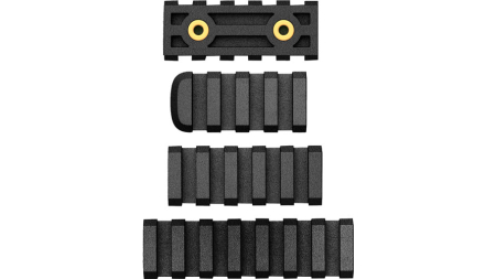 AB ARMS RAIL COMBO PACK LTF - 7/5/4 SLOT RAILS BLACK
