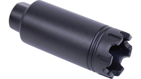 GUNTEC AR15 SLIM FLASH CAN - TRIDENT W/ GLASS BREAKER BLACK