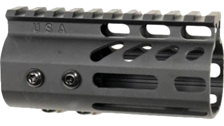 GUNTEC ULTRA LIGHT HANDGUARD - 4" M-LOK BLACK
