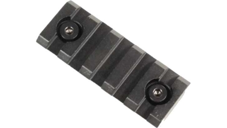 GUNTEC REMOVABLE ACCY RAIL - 2" KEYMOD BLACK