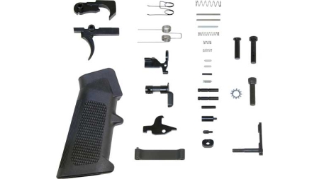 GUNTEC COMPLETE LOWER PARTS - KIT AR15 WITH A2 PISTOL GRIP