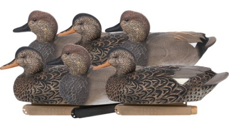 ZINK FLOATER DECOYS GADWALL - 6 PACK