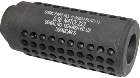 GUNTEC AR15 FAKE SUPPRESSOR - SOCOM MINI 1/2X28 TPI BLACK