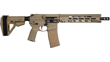 DIAMONDBACK FIREARMS DB15O 5.56MM FDE 11.5" BRACE