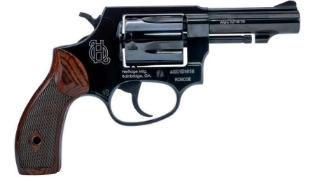 HERITAGE MANUFACTURING ROSCOE 38SPL BL/WD 3" 5RD