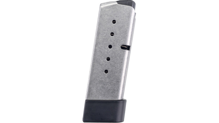 KAHR KS620 FACTORY MAGAZINE WITH GRIP EXTENSION - 40 S&W, 6 ROUNDS, STAINLESS STEEL